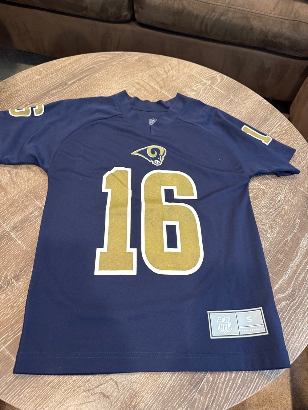 NFL Los Angeles Rams Youth Navy and Gold #16 Jersey